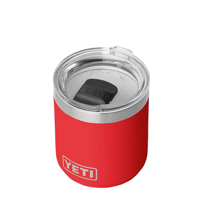 YETI Rambler® Stackable Lowball with DuraSip™ Ceramic Lining 10 oz Rescue Red 