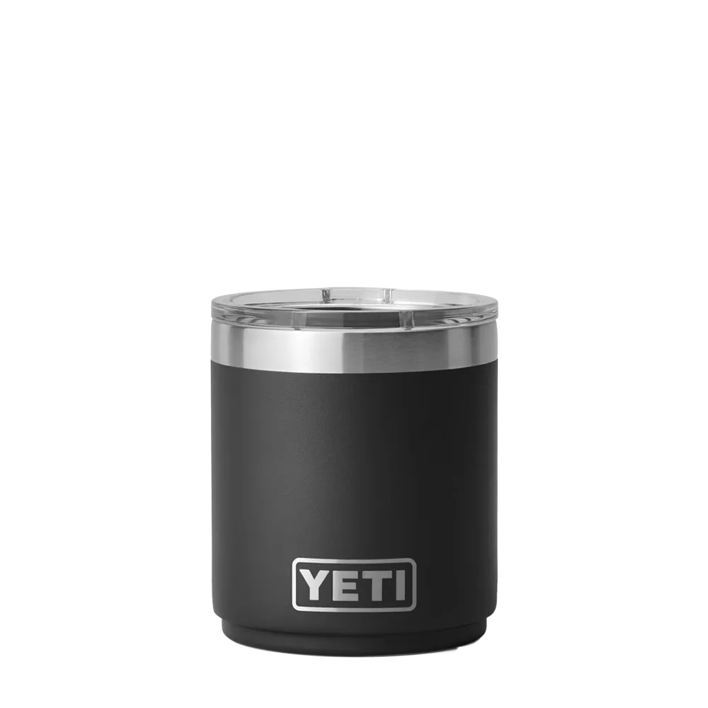 Yeti 10 oz Rambler® Stackable Lowball with DuraSip™ Ceramic Lining 
