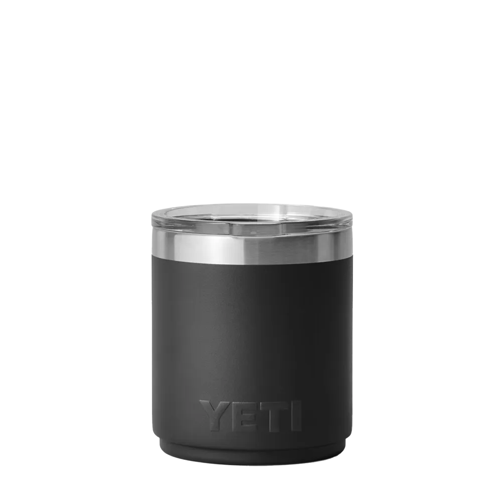 Yeti 10 oz Rambler® Stackable Lowball with DuraSip™ Ceramic Lining 
