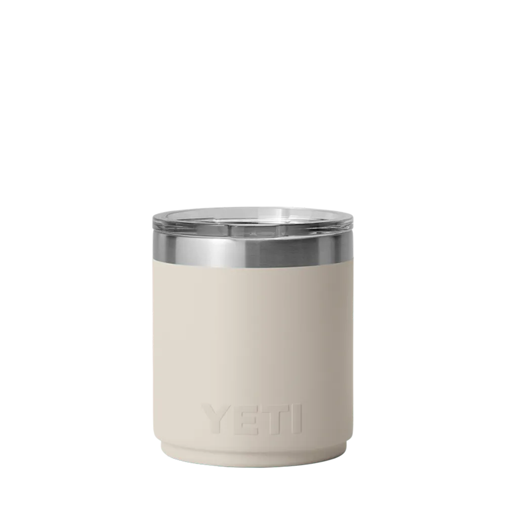 Yeti 10 oz Rambler® Stackable Lowball with DuraSip™ Ceramic Lining 
