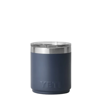 Yeti 10 oz Rambler® Stackable Lowball with DuraSip™ Ceramic Lining 
