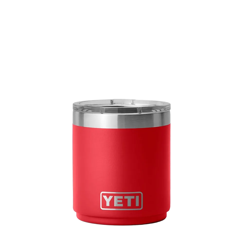 Yeti 10 oz Rambler® Stackable Lowball with DuraSip™ Ceramic Lining 
