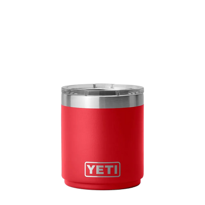 Yeti 10 oz Rambler® Stackable Lowball with DuraSip™ Ceramic Lining 
