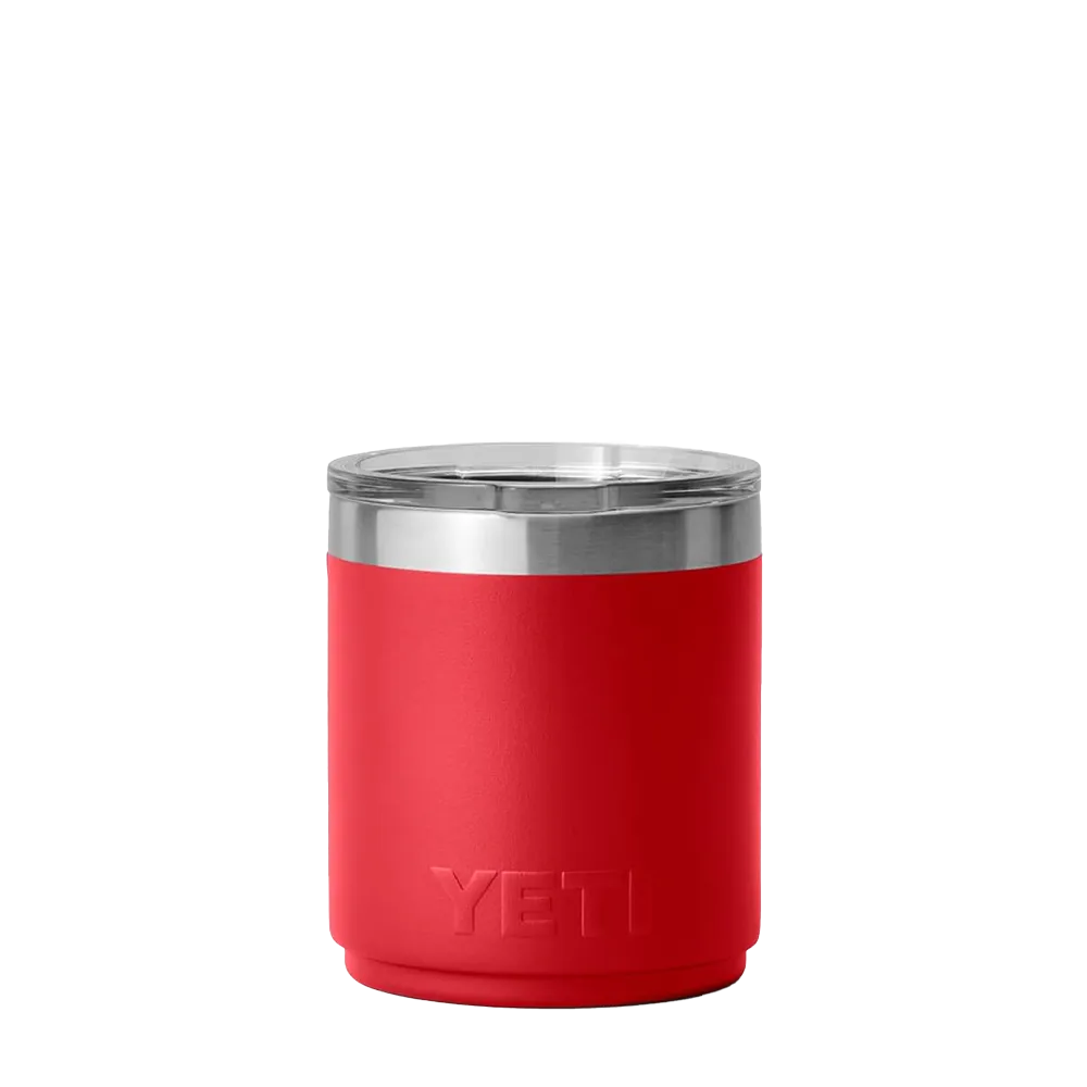 Yeti 10 oz Rambler® Stackable Lowball with DuraSip™ Ceramic Lining 
