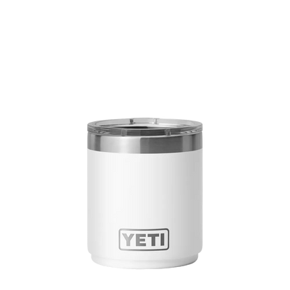 Yeti 10 oz Rambler® Stackable Lowball with DuraSip™ Ceramic Lining 
