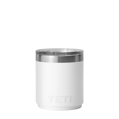 Yeti 10 oz Rambler® Stackable Lowball with DuraSip™ Ceramic Lining 
