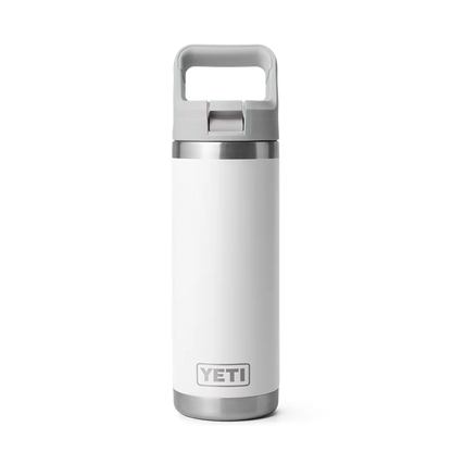 YETI Rambler® Straw Bottle with Color-Matched Straw Lid 18 oz White 