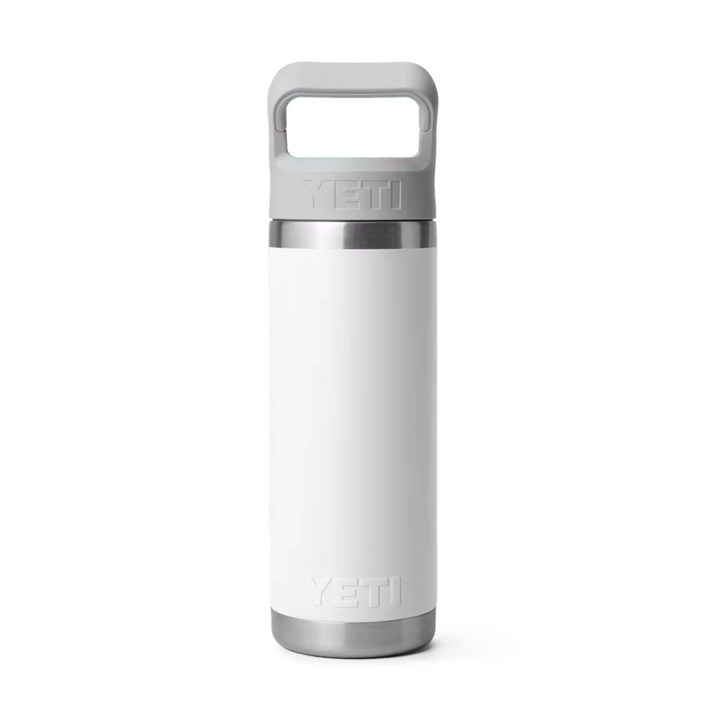 YETI Rambler® Straw Bottle with Color-Matched Straw Lid 18 oz White 