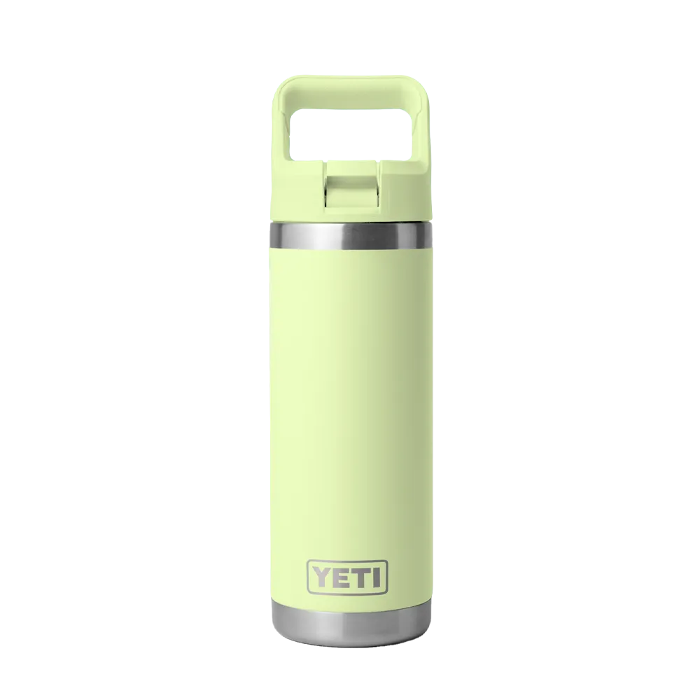 YETI Rambler® Straw Bottle with Color-Matched Straw Lid 18 oz Grasshopper 