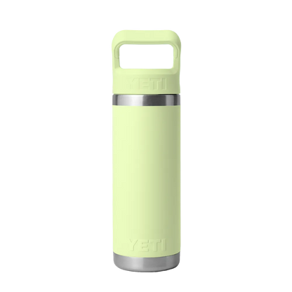 YETI Rambler® Straw Bottle with Color-Matched Straw Lid 18 oz Grasshopper 