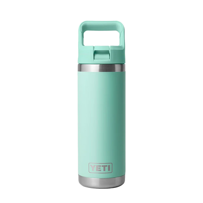 YETI Rambler® Straw Bottle with Color-Matched Straw Lid 18 oz Seafoam 