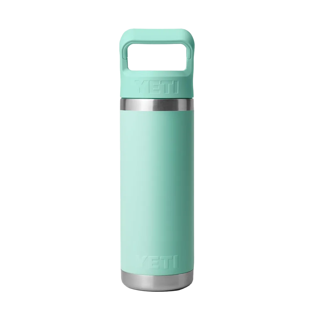 YETI Rambler® Straw Bottle with Color-Matched Straw Lid 18 oz Seafoam 