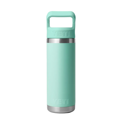 YETI Rambler® Straw Bottle with Color-Matched Straw Lid 18 oz Seafoam 