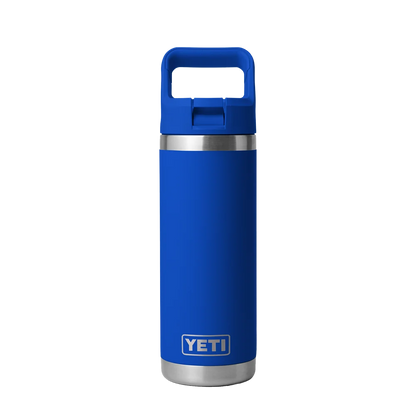 YETI Rambler® Straw Bottle with Color-Matched Straw Lid 18 oz Royal Blue 