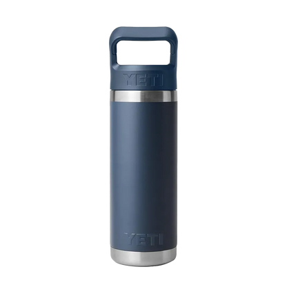 YETI Rambler® Straw Bottle with Color-Matched Straw Lid 18 oz Navy 