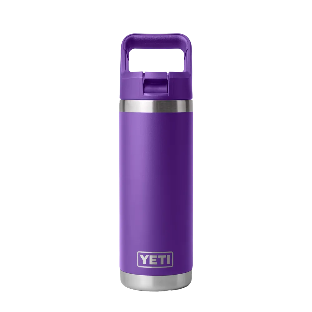 YETI Rambler® Straw Bottle with Color-Matched Straw Lid 18 oz Pace Purple 
