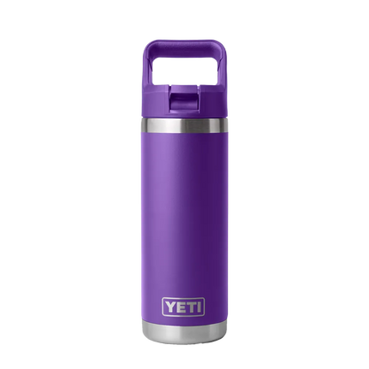 YETI Rambler® Straw Bottle with Color-Matched Straw Lid 18 oz Pace Purple 