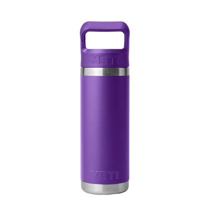 YETI Rambler® Straw Bottle with Color-Matched Straw Lid 18 oz Pace Purple 