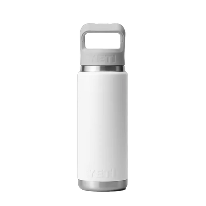 YETI Rambler® Straw Bottle with Color-Matched Straw Lid 26 oz White 