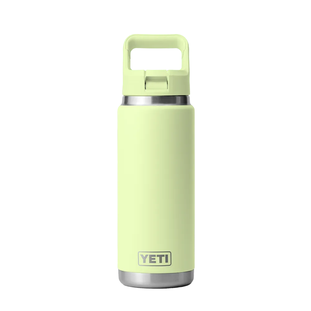 YETI Rambler® Straw Bottle with Color-Matched Straw Lid 26 oz Grasshopper 