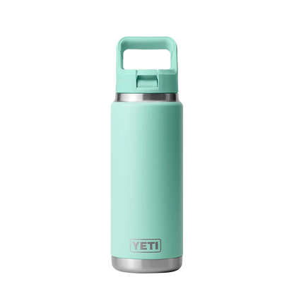 YETI Rambler® Straw Bottle with Color-Matched Straw Lid 26 oz Seafoam 