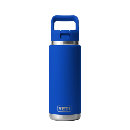 YETI Rambler® Straw Bottle with Color-Matched Straw Lid 26 oz Royal Blue 