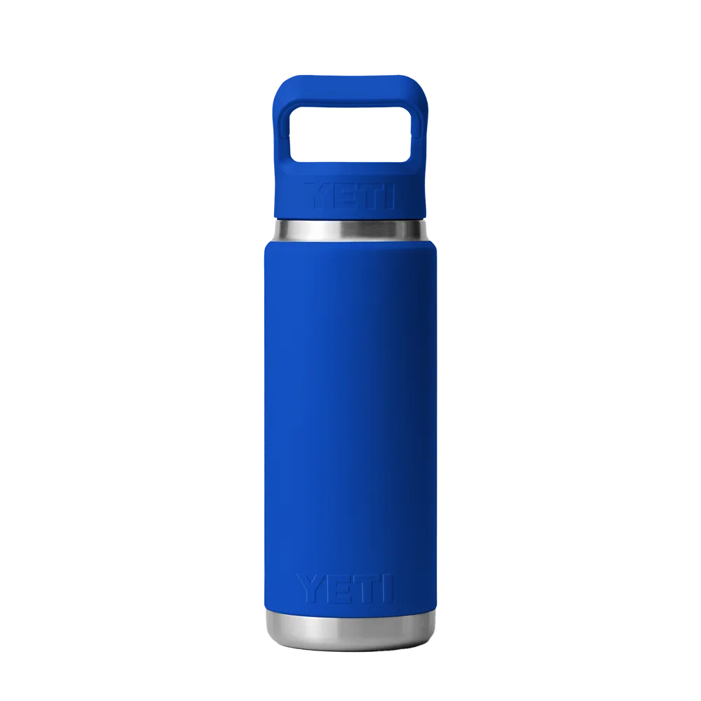 YETI Rambler® Straw Bottle with Color-Matched Straw Lid 26 oz Royal Blue 