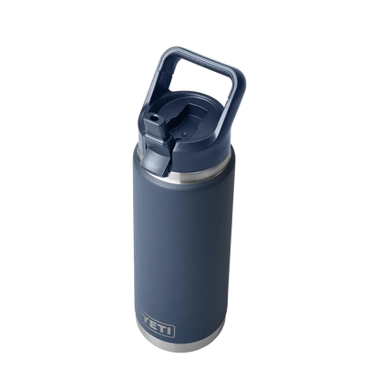 YETI Rambler® Straw Bottle with Color-Matched Straw Lid 26 oz Navy 