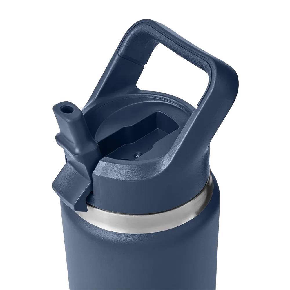 YETI Rambler® Straw Bottle with Color-Matched Straw Lid 26 oz Navy 