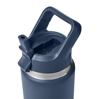 YETI Rambler® Straw Bottle with Color-Matched Straw Lid 26 oz Navy 