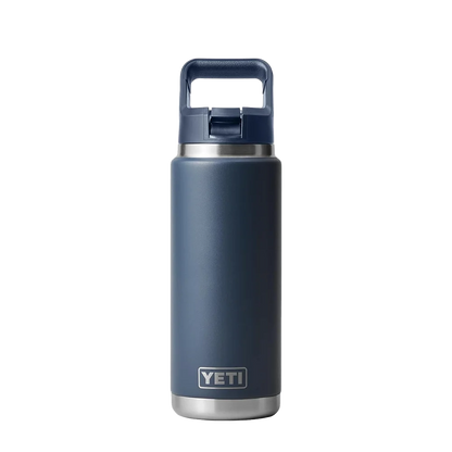 YETI Rambler® Straw Bottle with Color-Matched Straw Lid 26 oz Navy 