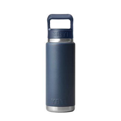 YETI Rambler® Straw Bottle with Color-Matched Straw Lid 26 oz Navy 