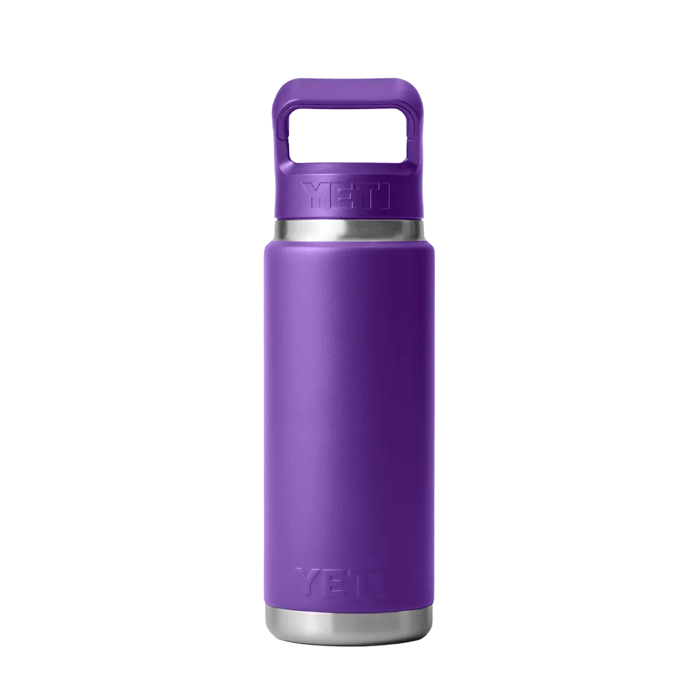 YETI Rambler® Straw Bottle with Color-Matched Straw Lid 26 oz Pace Purple 