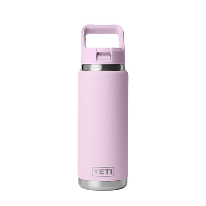 YETI Rambler® Straw Bottle with Color-Matched Straw Lid 26 oz Cherry Blossom 