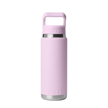 YETI Rambler® Straw Bottle with Color-Matched Straw Lid 26 oz Cherry Blossom 