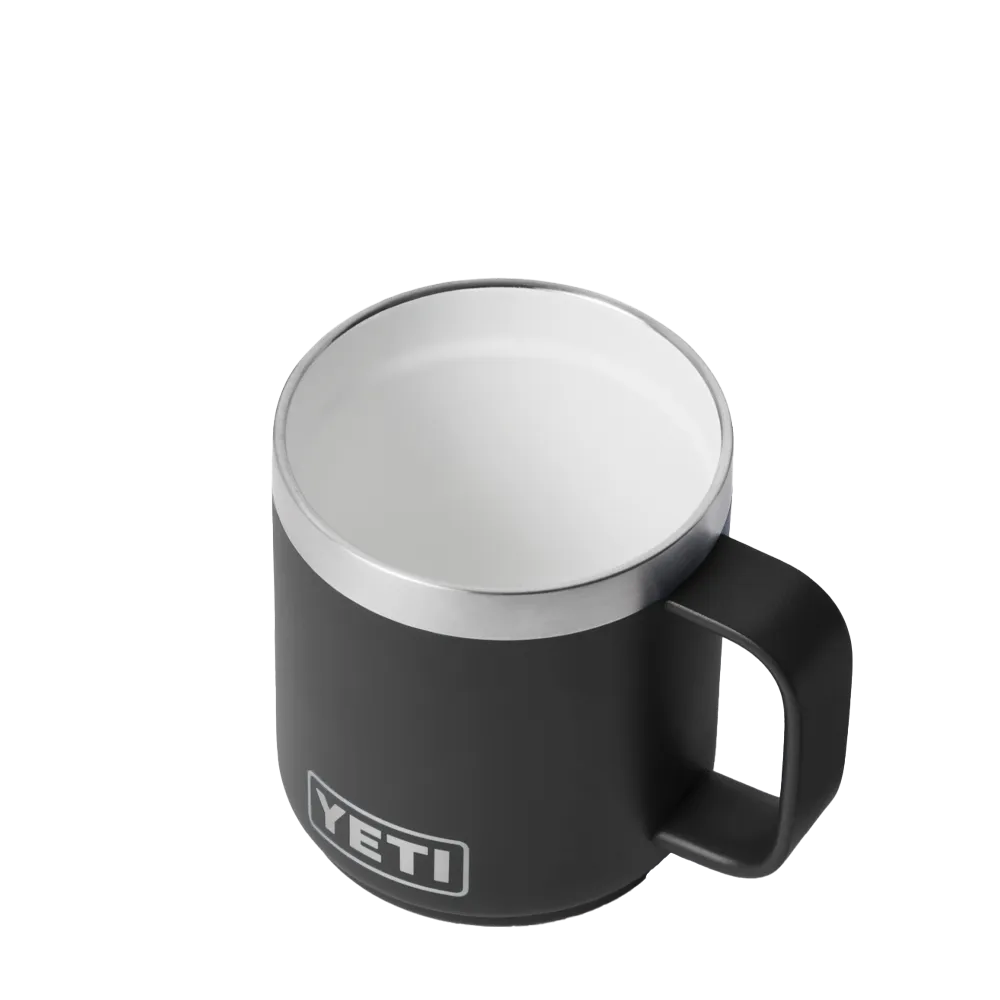 YETI Rambler® Stackable Mug with DuraSip™ Ceramic Liner 10 oz Black 