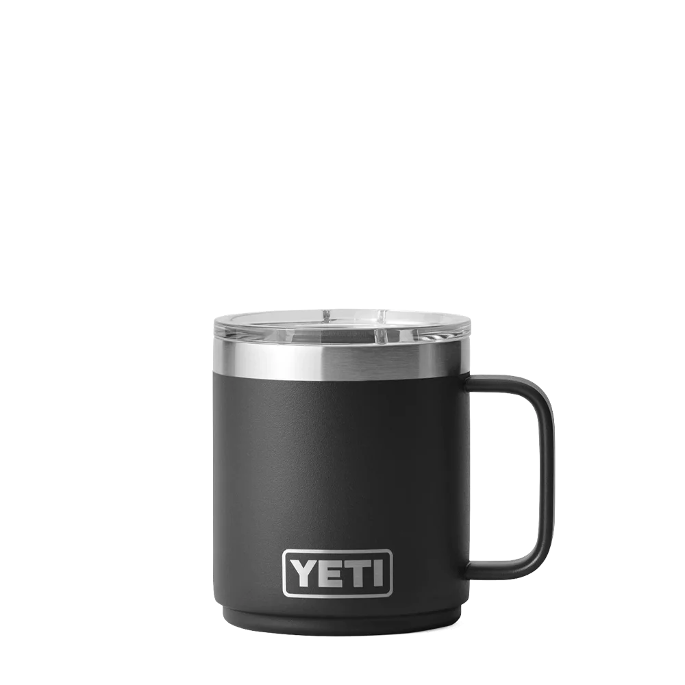 YETI Rambler® Stackable Mug with DuraSip™ Ceramic Liner 10 oz Black 
