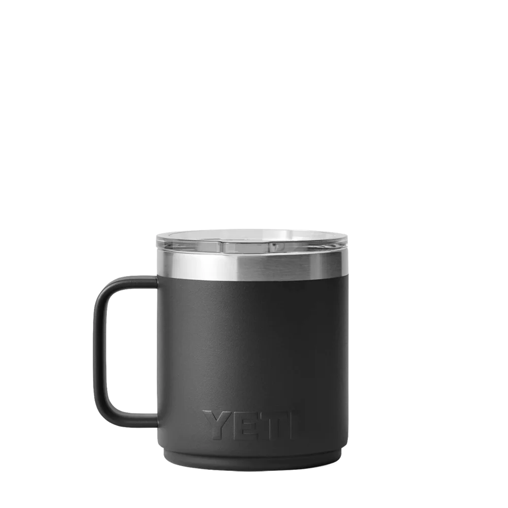 YETI Rambler® Stackable Mug with DuraSip™ Ceramic Liner 10 oz Black 