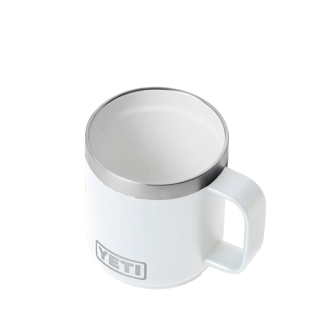 YETI Rambler® Stackable Mug with DuraSip™ Ceramic Liner 10 oz White 