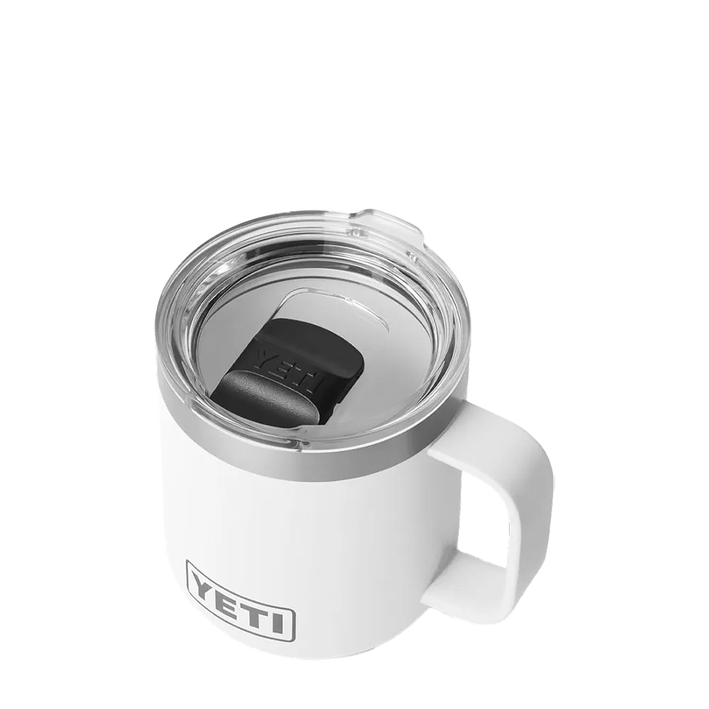YETI Rambler® Stackable Mug with DuraSip™ Ceramic Liner 10 oz White 