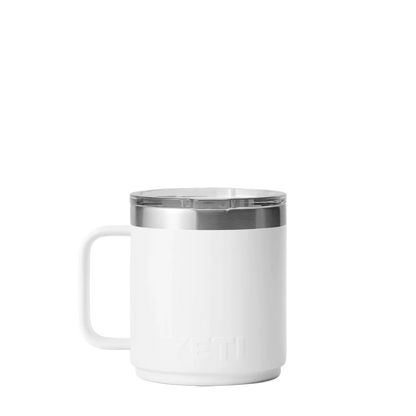 YETI Rambler® Stackable Mug with DuraSip™ Ceramic Liner 10 oz White 