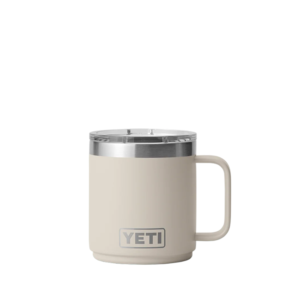 YETI Rambler® Stackable Mug with DuraSip™ Ceramic Liner 10 oz Cape Taupe 