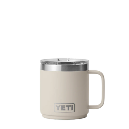 YETI Rambler® Stackable Mug with DuraSip™ Ceramic Liner 10 oz Cape Taupe 
