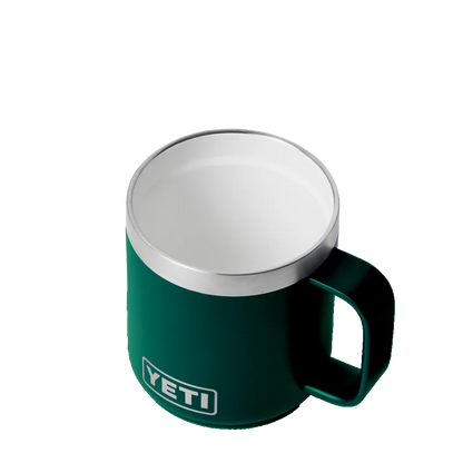 YETI Rambler® Stackable Mug with DuraSip™ Ceramic Liner 10 oz Black Forest Green 