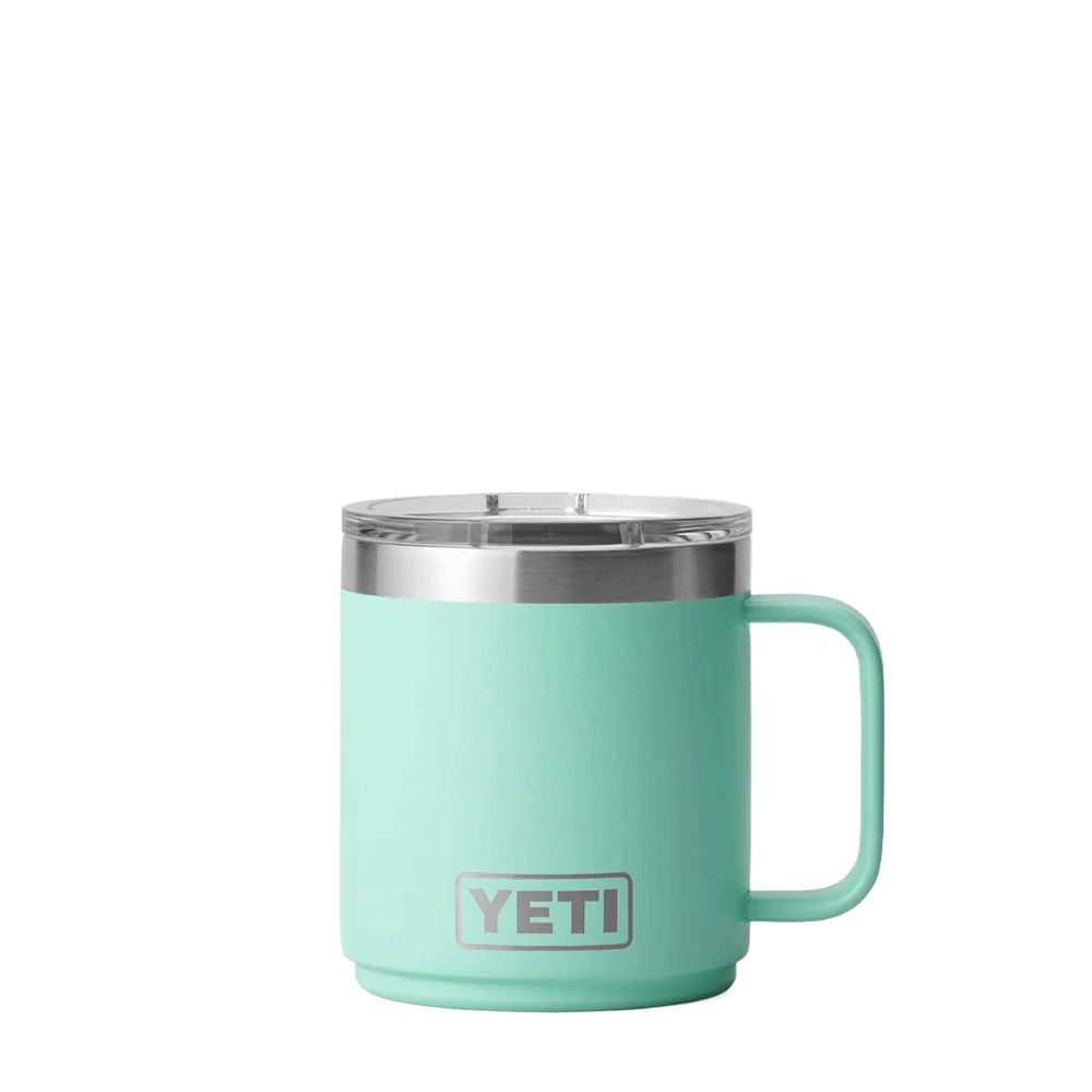 YETI Rambler® Stackable Mug with DuraSip™ Ceramic Liner 10 oz Seafoam 