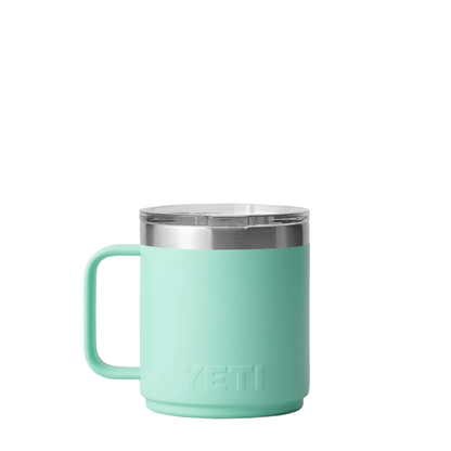 YETI Rambler® Stackable Mug with DuraSip™ Ceramic Liner 10 oz Seafoam 