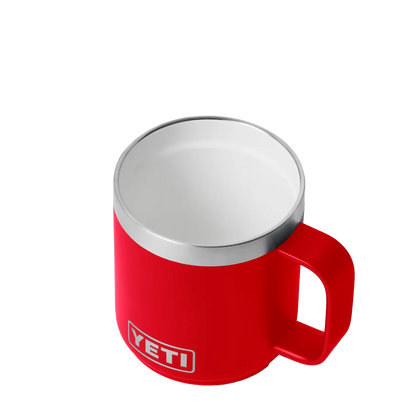 YETI Rambler® Stackable Mug with DuraSip™ Ceramic Liner 10 oz Rescue Red 