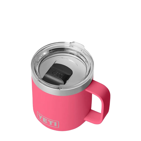 Yeti 10 oz Rambler Stackable Mug with DURASIP™ Ceramic Liner #color_tropical-pink
