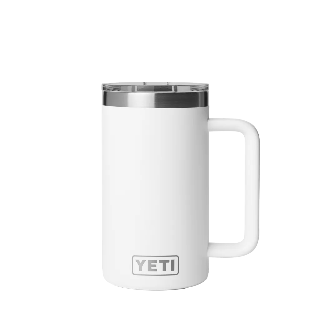 YETI Rambler Mug with DuraSip Ceramic Liner 24 oz White 