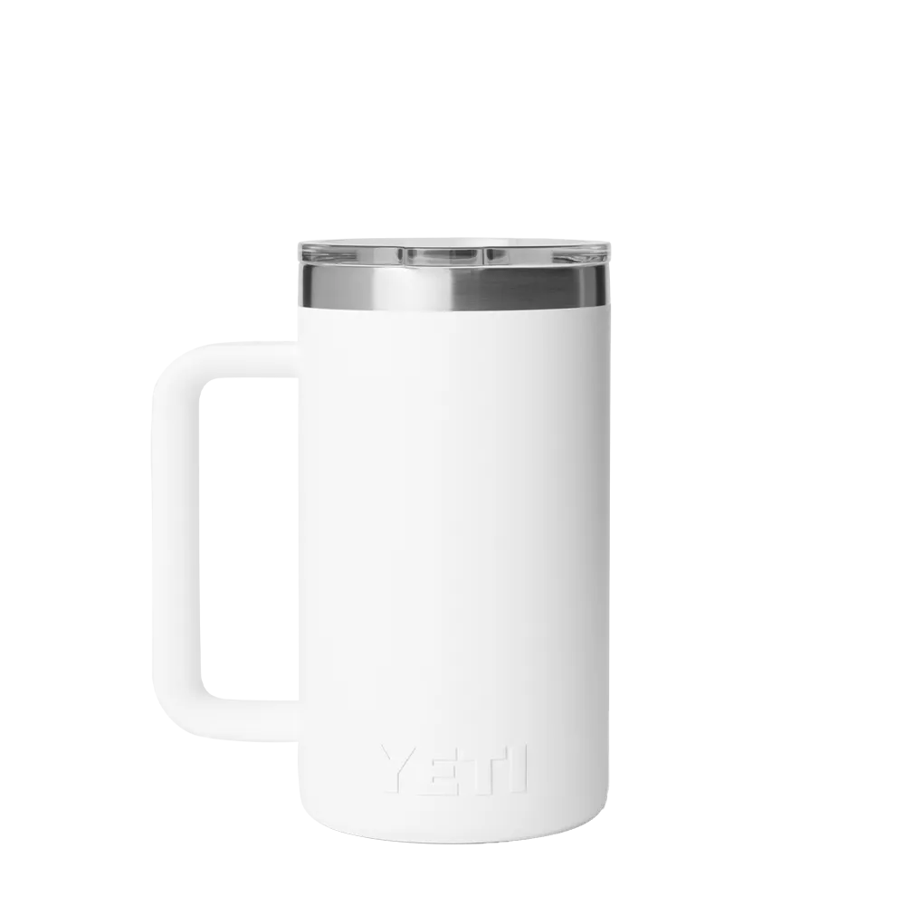 YETI Rambler Mug with DuraSip Ceramic Liner 24 oz White 
